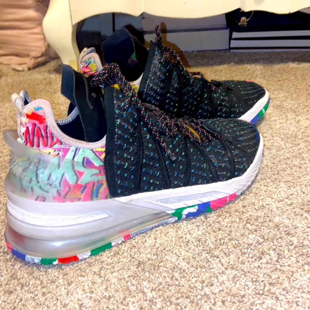 Nike Lebron James 18 Black Multicolor